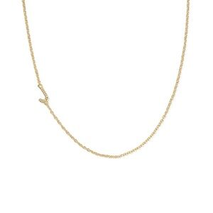 Kendra Scott Elegant Gold Necklace Mini Inline Letter J Pendant Necklace
